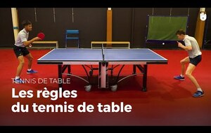 Les règles du Tennis de Table